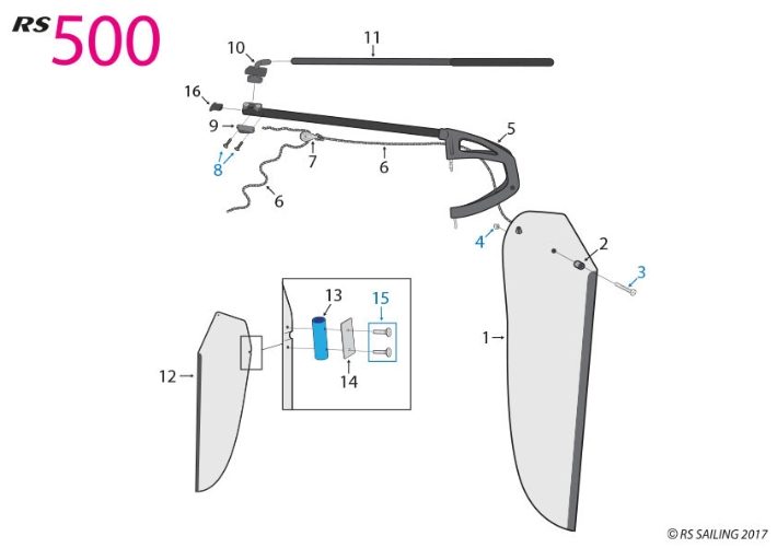 RS500 FOILS & FITTINGS (NEW)