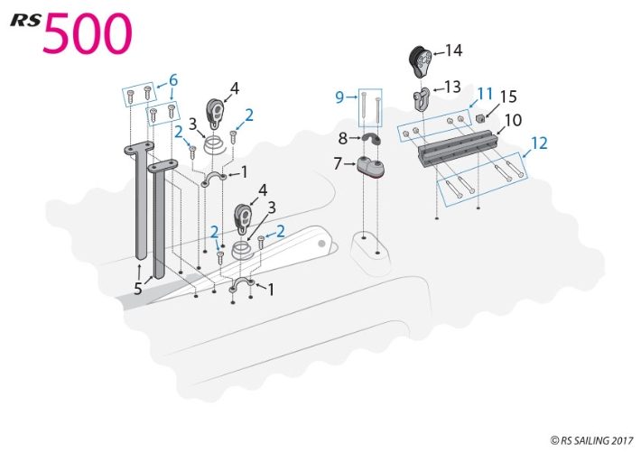 RS500 MAST STEP+CREW AREA NEW