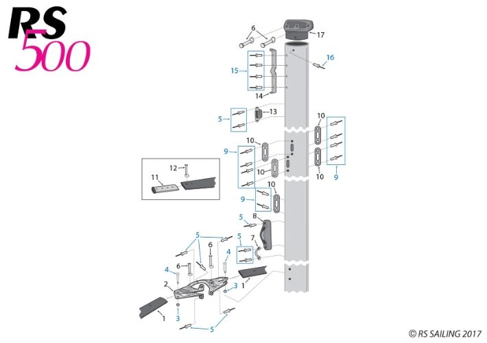 RS500 upper mast (OLD)